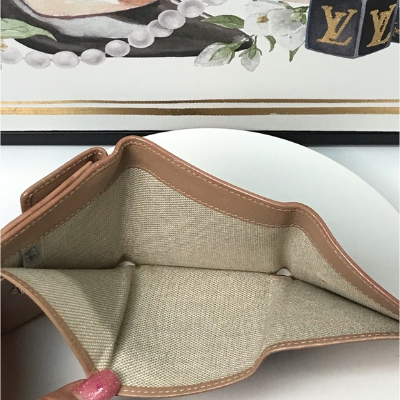 Jimmy Choo Star Studded Leather Trifold Compact Wallet 🤩 - Picture 6 of 17